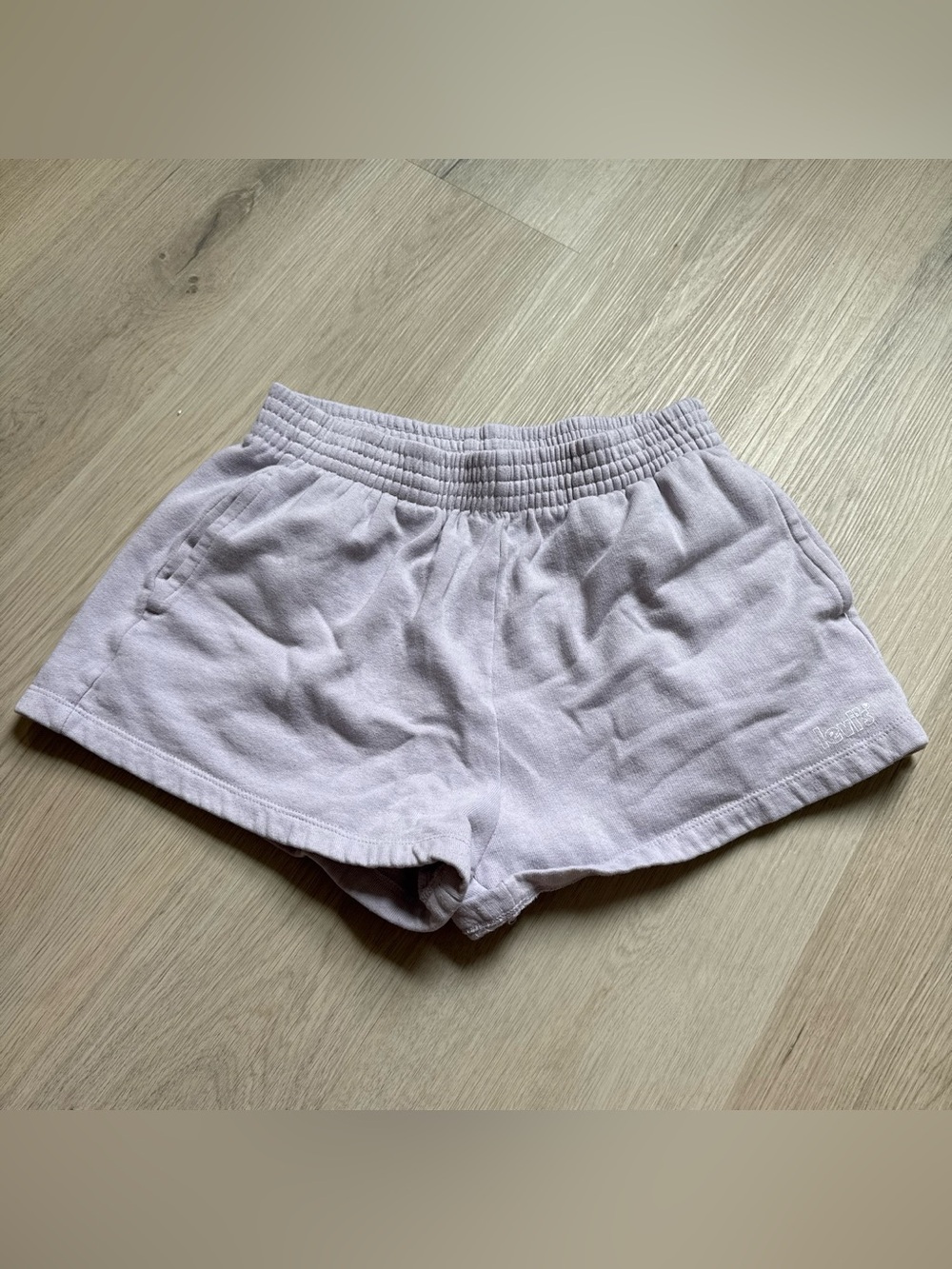 Levi's Light Lavender Athletic Shorts - Soft Elastic Waist